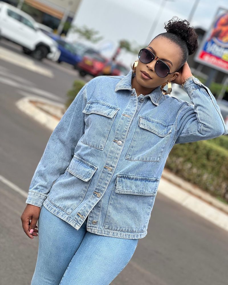 Denim Blazer & Skinny Jeans