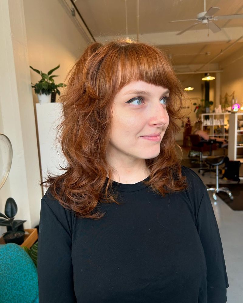 Asymmetrical Shag Haircut