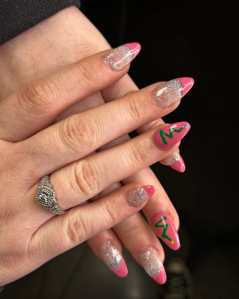 Classic French Tips with a Twist