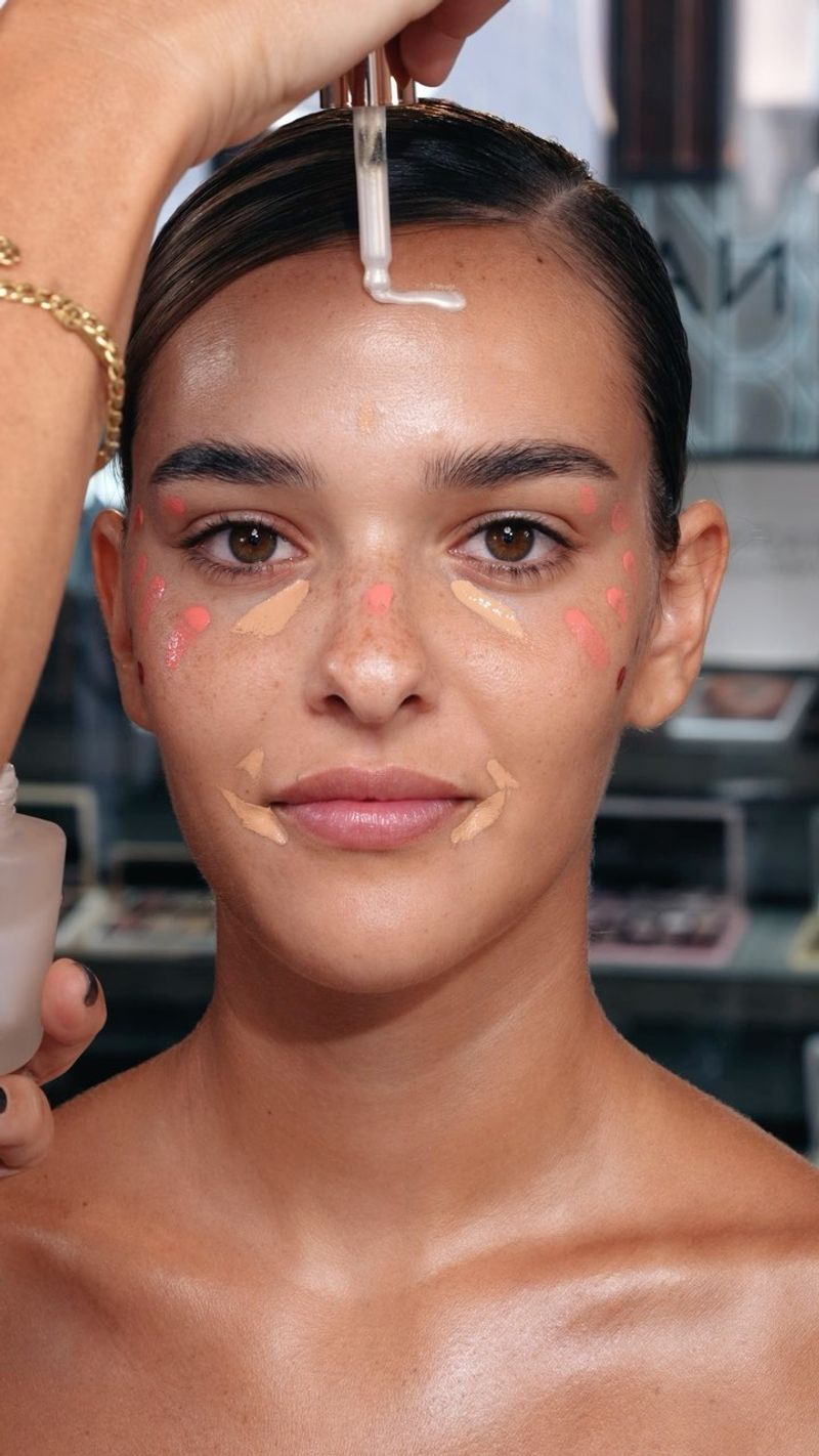 Coral Cheek Draping