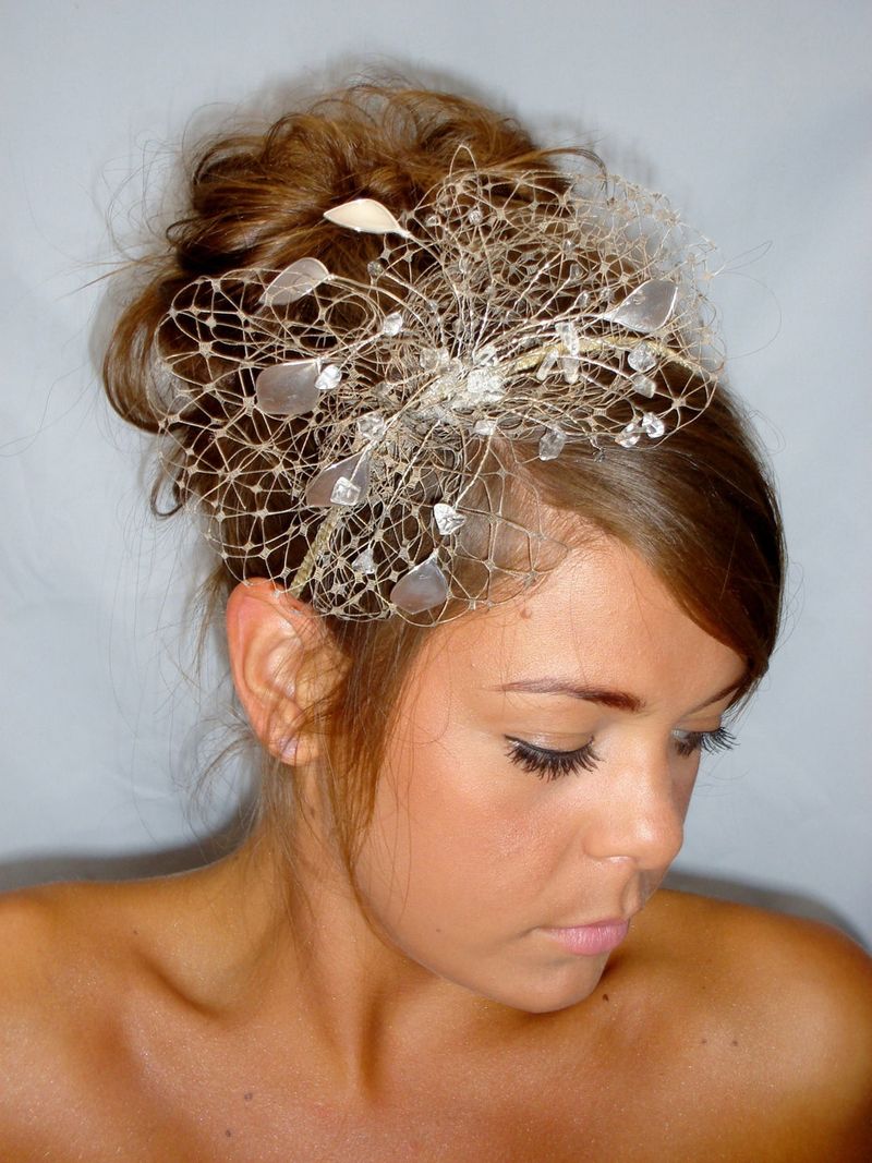 Beaded Comb Fascinator