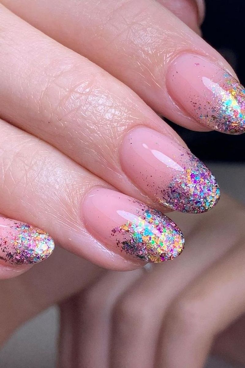 Pastel Confetti Celebration Nails
