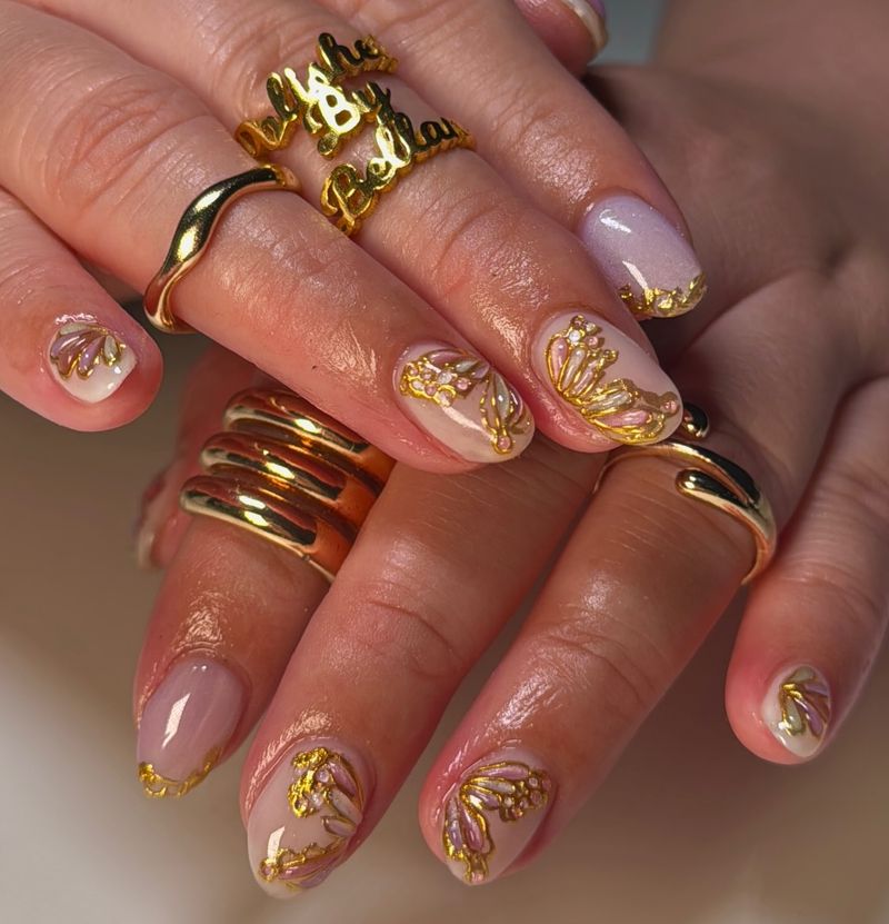 Neutral with Gold Foil Accents