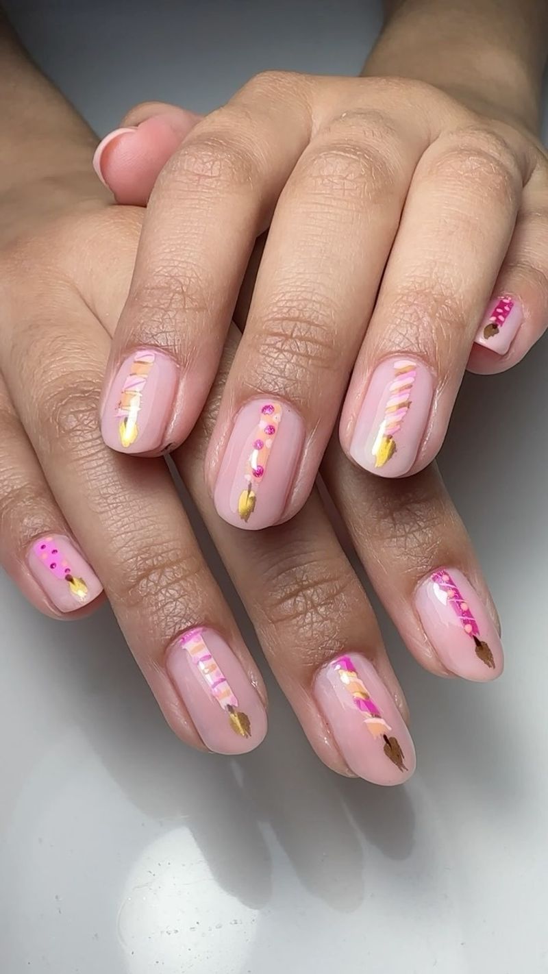 Birthday Candle Stripes