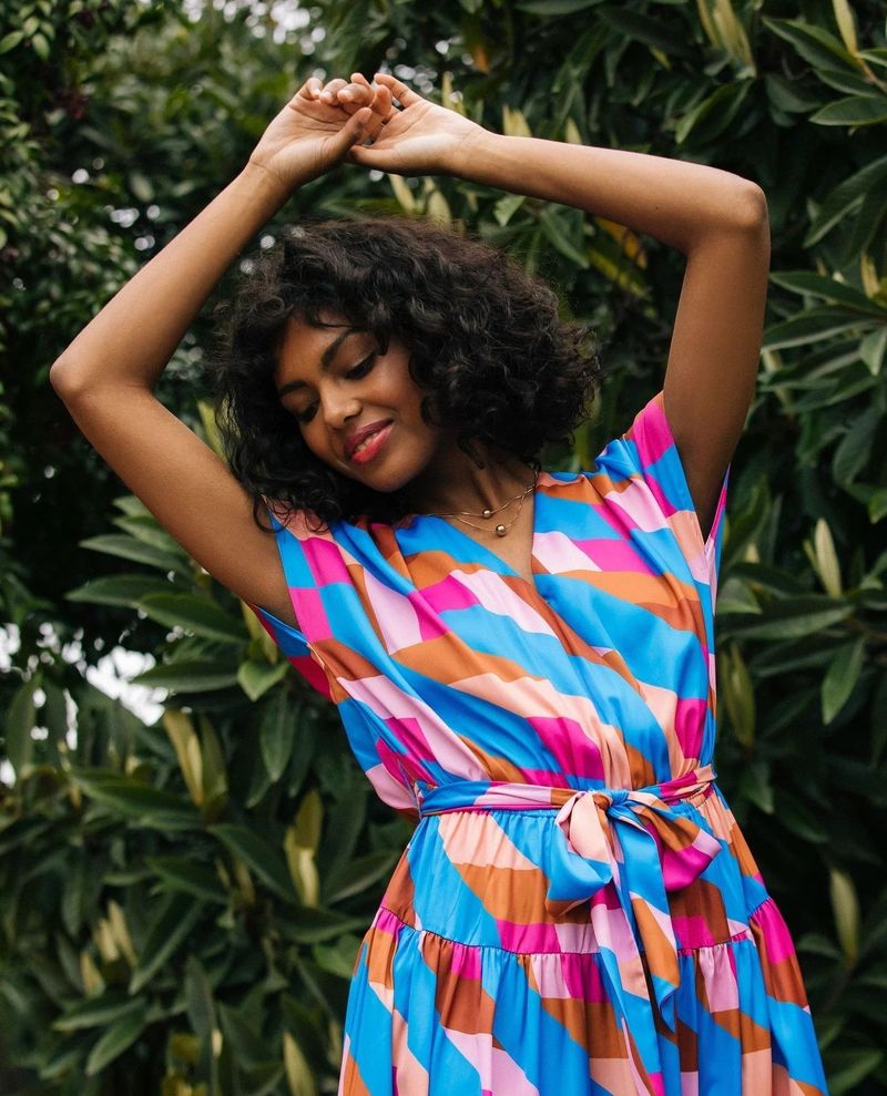 Wrap-Style Dress
