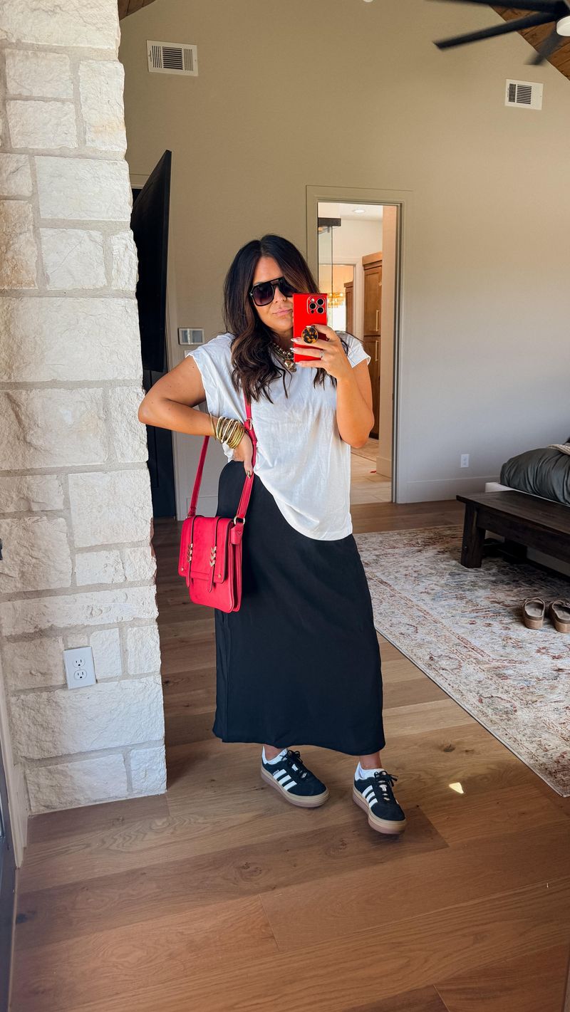 Button-Down Shirt Over Slip Dress