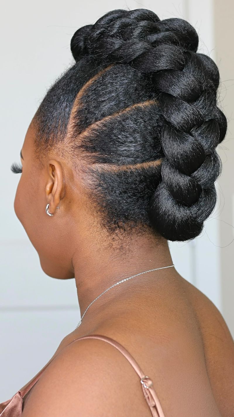 Flat Twists Updo
