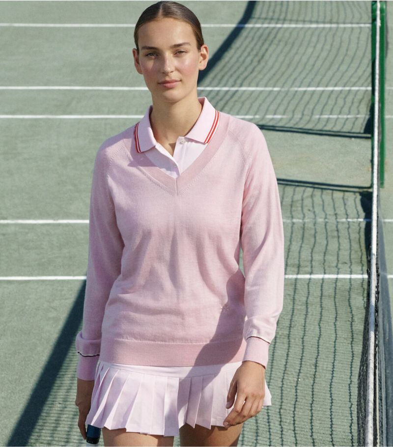 Pleated Piqué Tennis Skirts