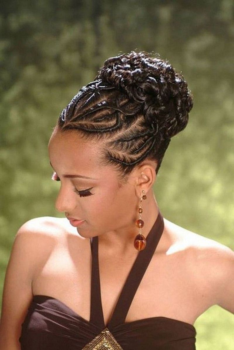 Flat Twist Updo