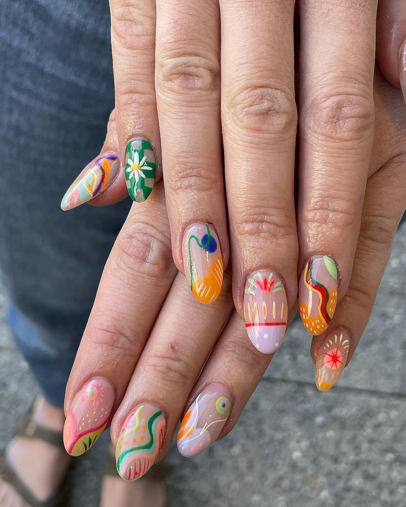 Neon Swirls Party