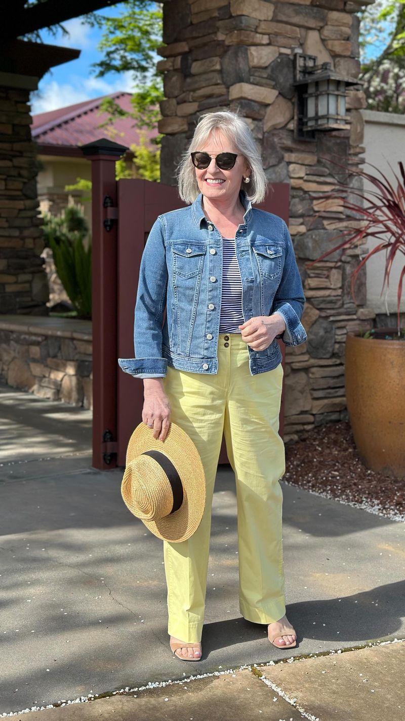 Try Wide-Leg Pants with Fitted Tops