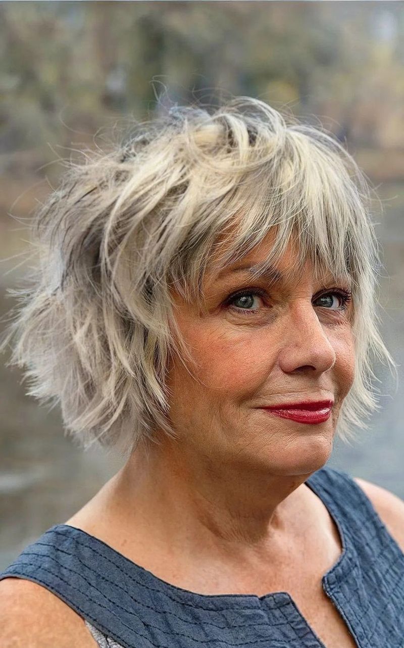 Soft Bob With Side-Swept Bangs