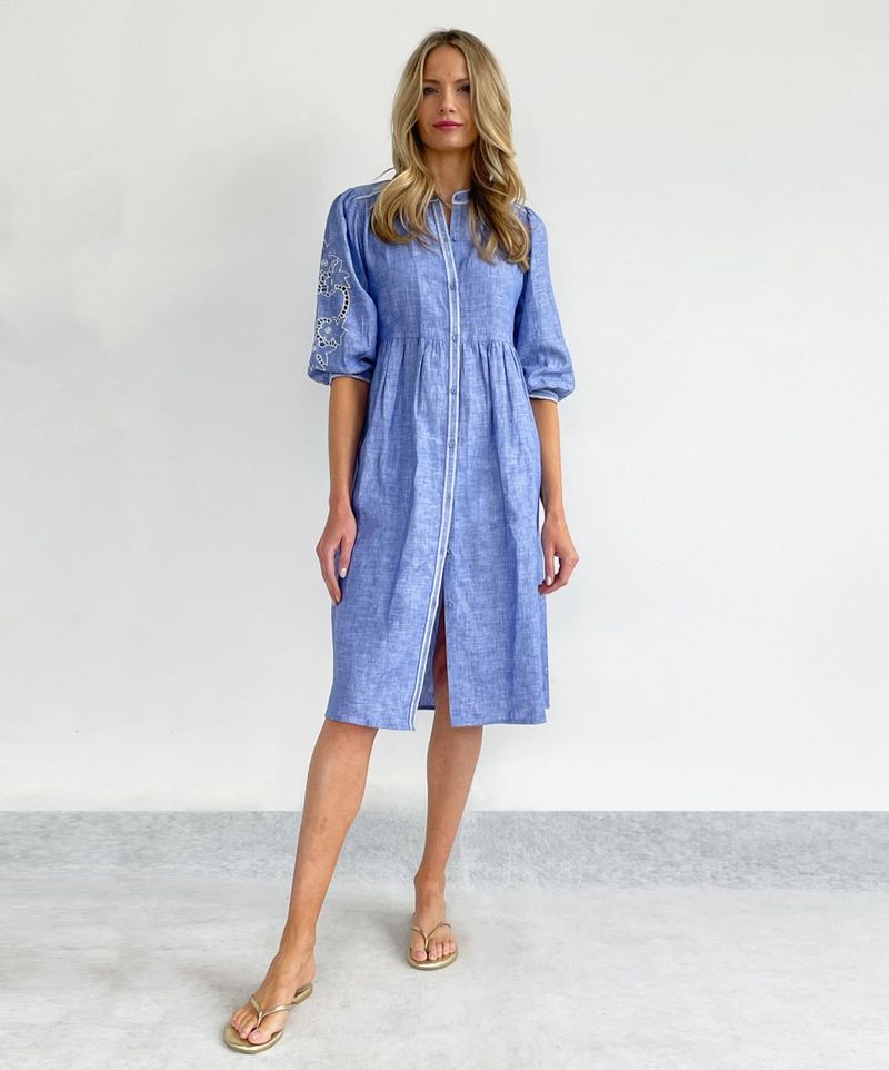 Button-Front Dress