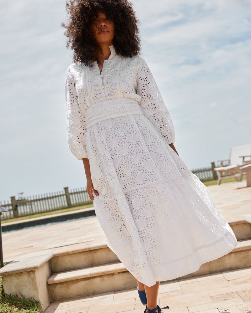 White Eyelet Sundress