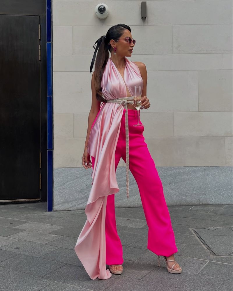 Fluid Silk Trousers