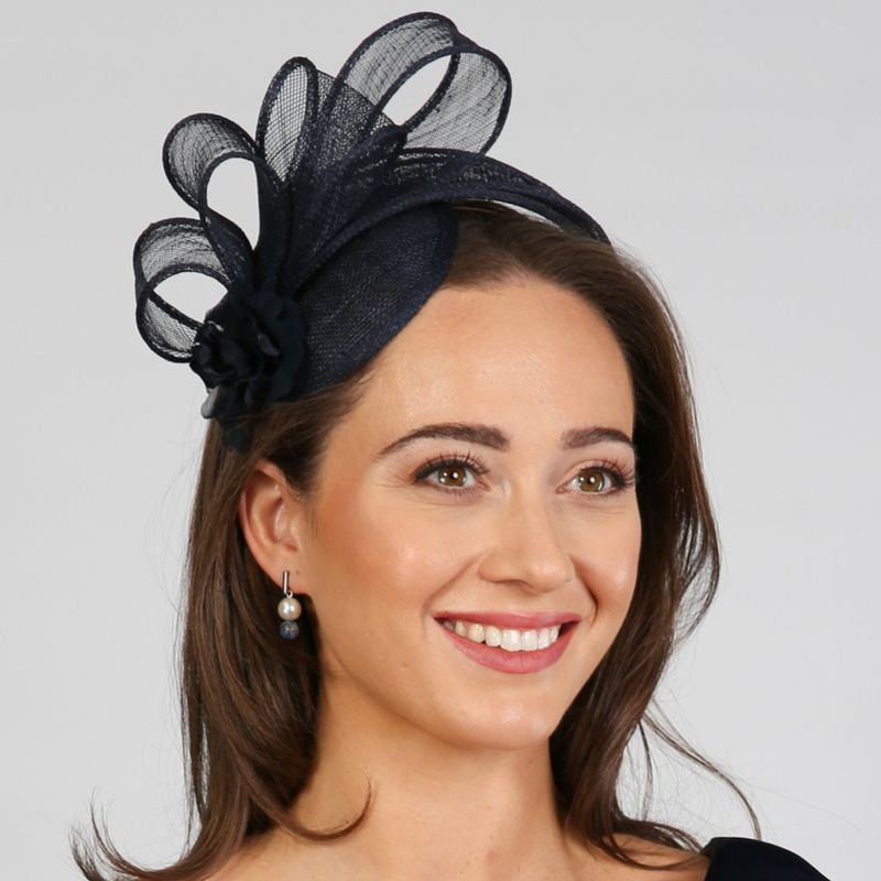 Crystal-Embellished Fascinator