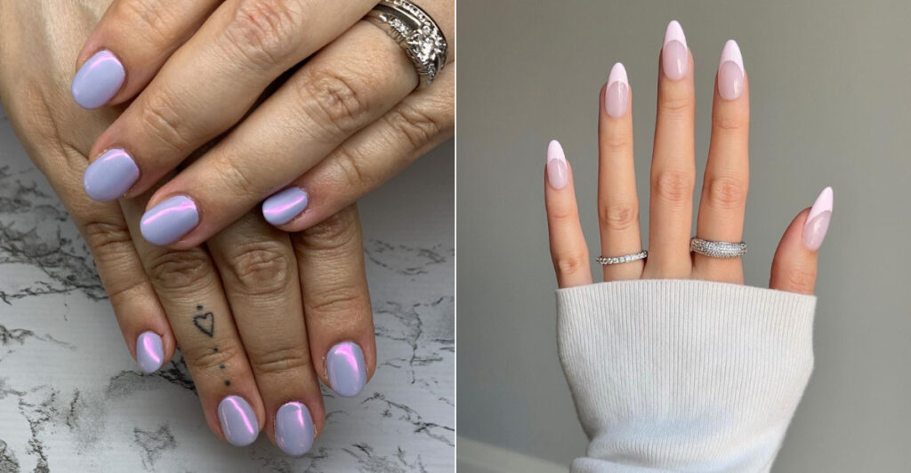 Pastel And Chrome Is the Prettiest Nail Combo—These 11 Manis Are Proof