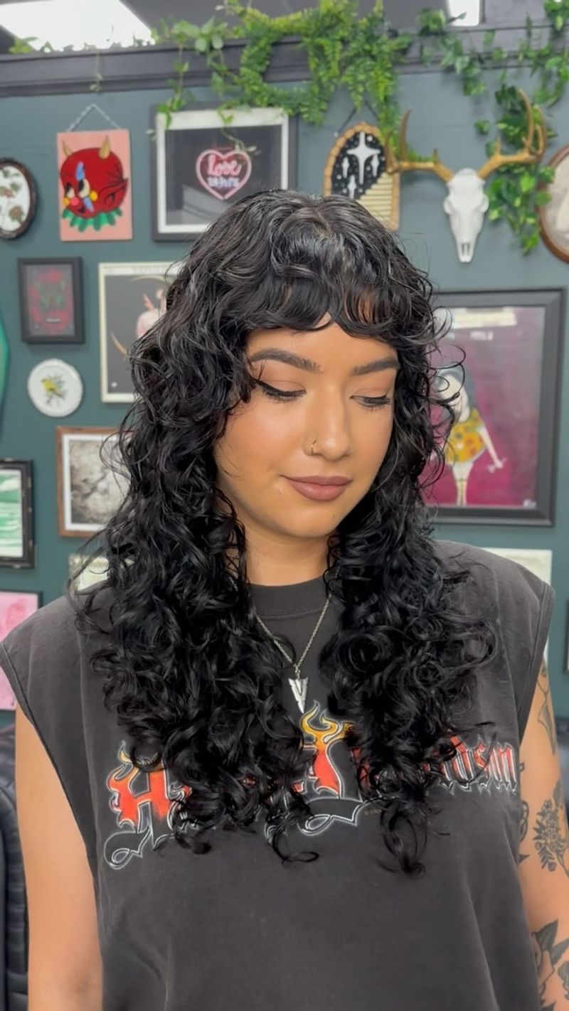Curly Layered Cut