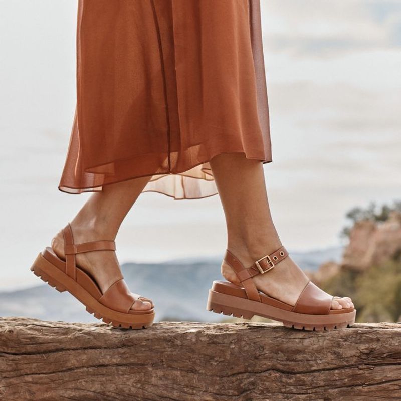 Vionic Aloe Leather Sandals