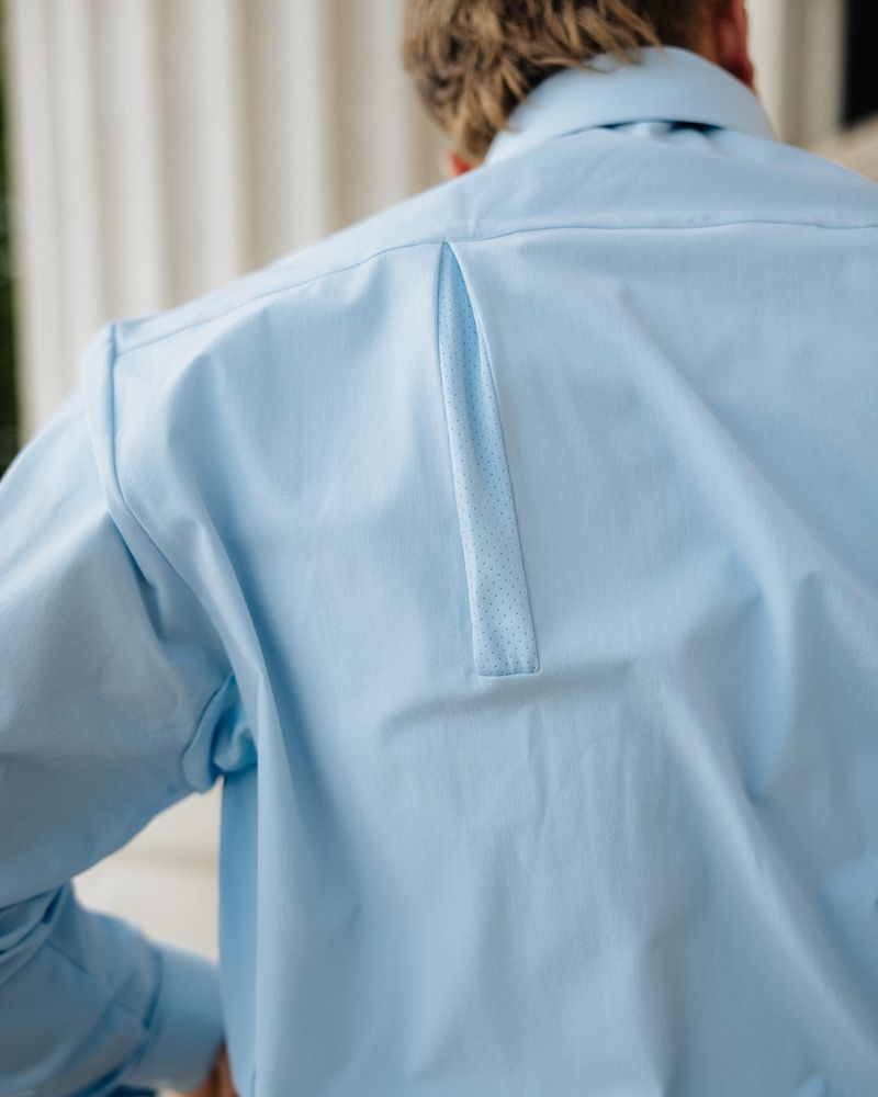 Mesh Panel Shirt