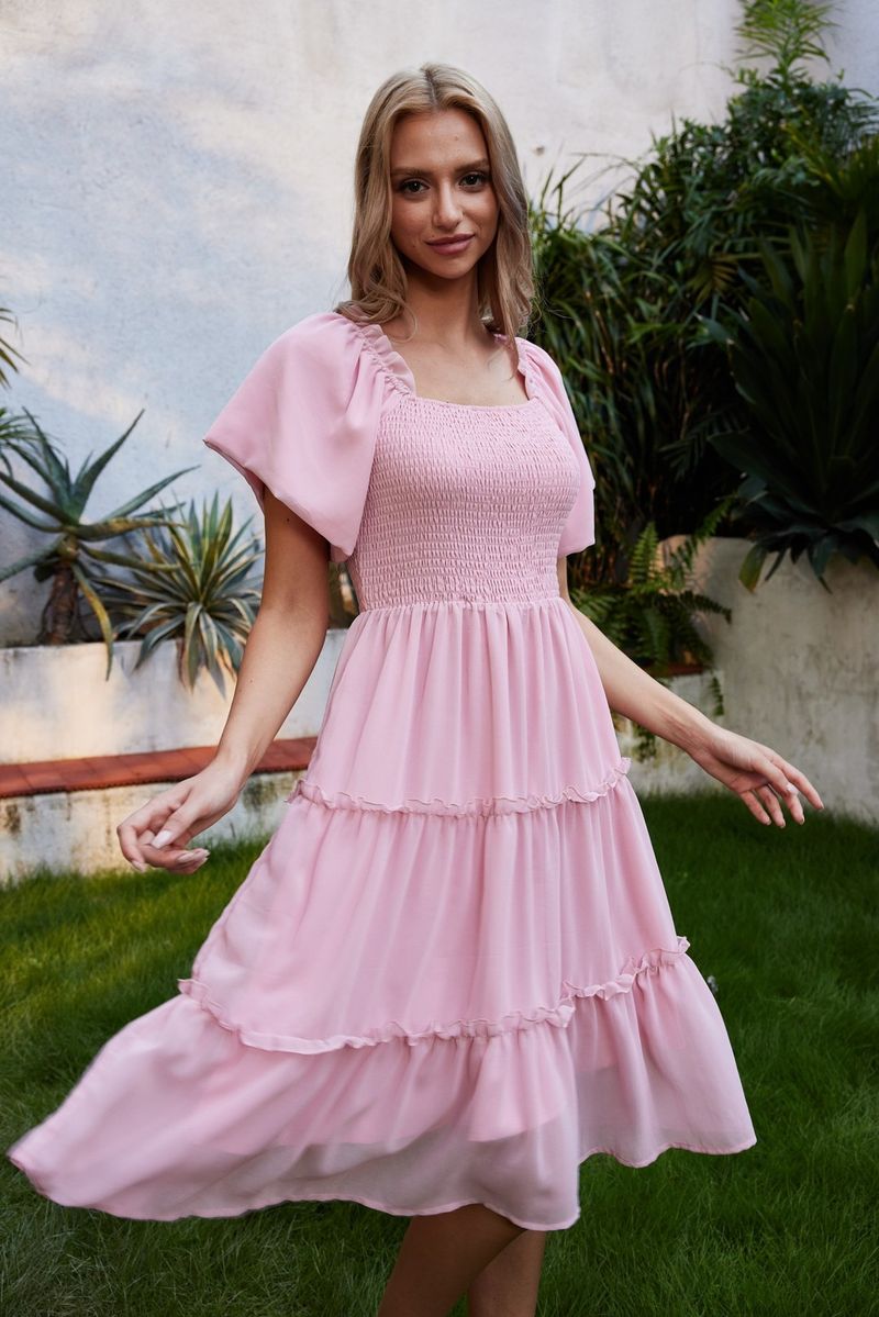 Smocked Waist Dress