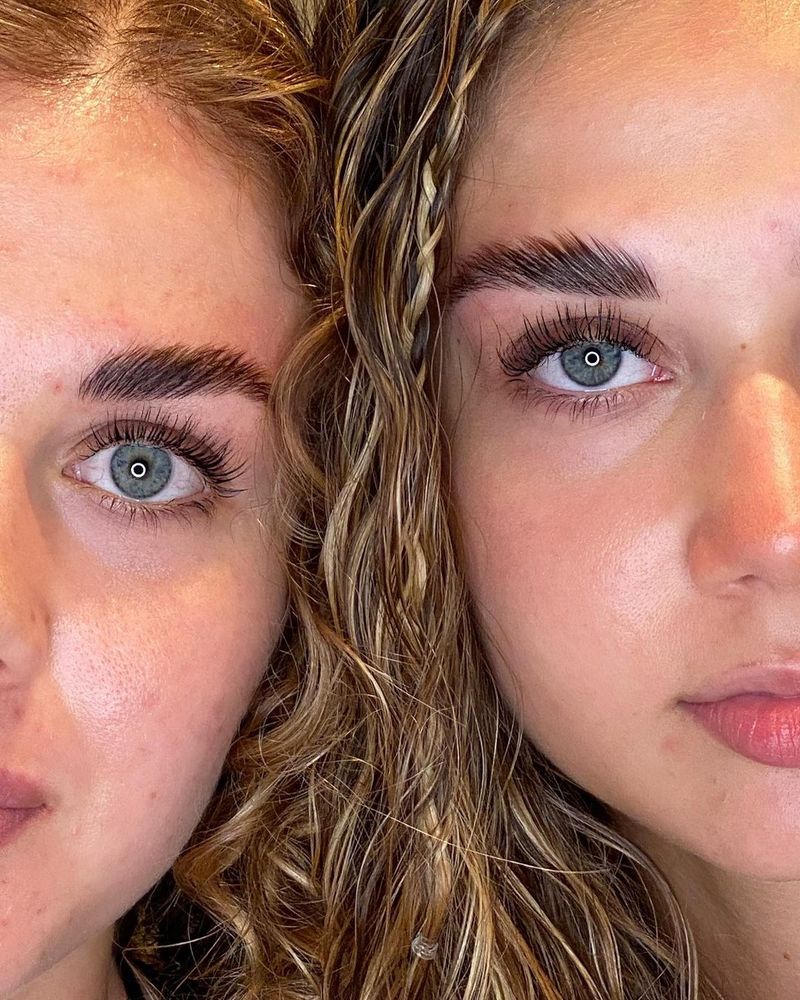 School Glue as Eyebrow Gel