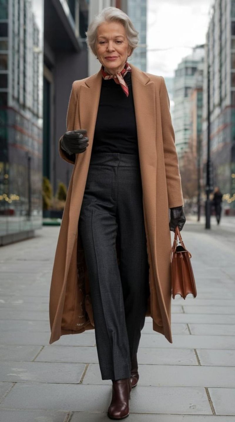 Black Turtleneck With High-Waisted Jeans