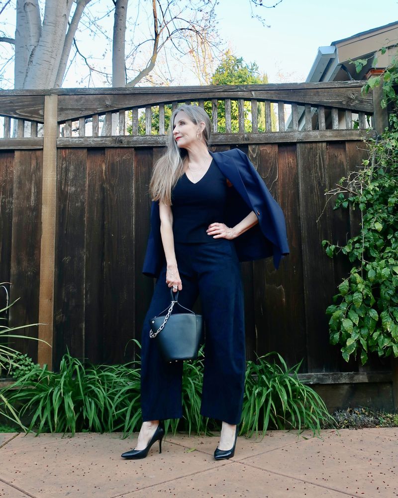 Tailored Jumpsuit With Pointed Flats